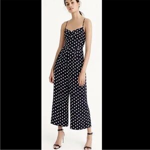 J. Crew Navy and White star Jumpsuit - 00